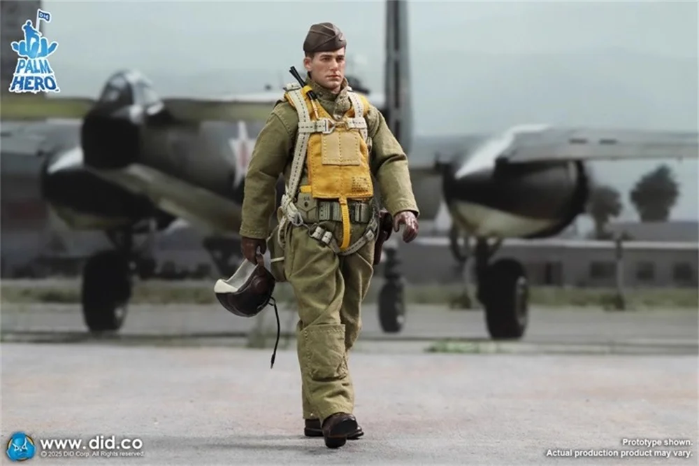 มาใหม่ล่าสุด 1/12 DID WWII Series Palm Pocket Doll Figure US. ตุ๊กตาทหารไพโอเล็ต XA80032 ตุ๊กตาแอ็คชั่นแบบเคลื่อนย้ายได้ทั้งชุด