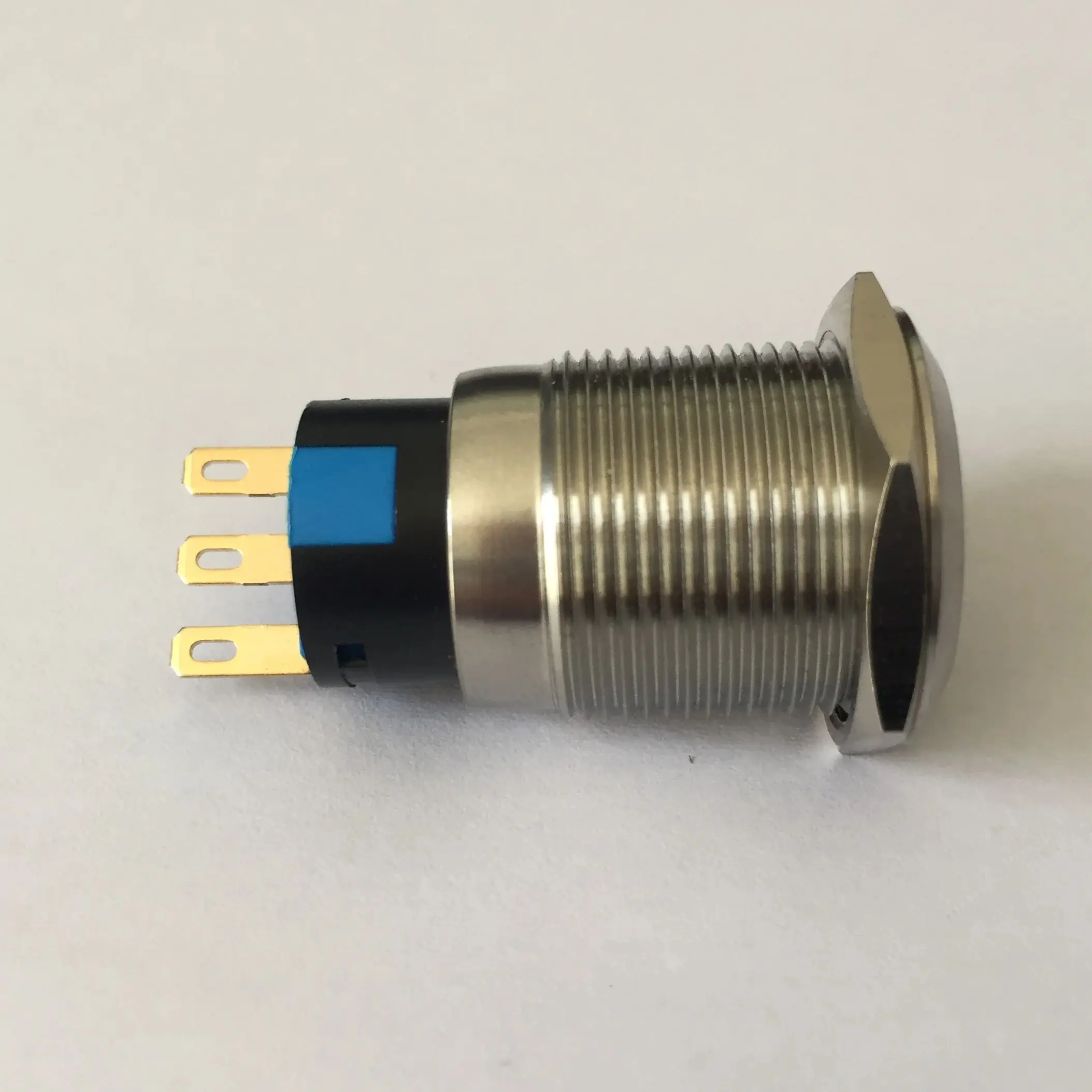 Zusen 19 mm Metall-Schlüsselschalter, 2/3 Positionen, fest, IP65 wasserdicht