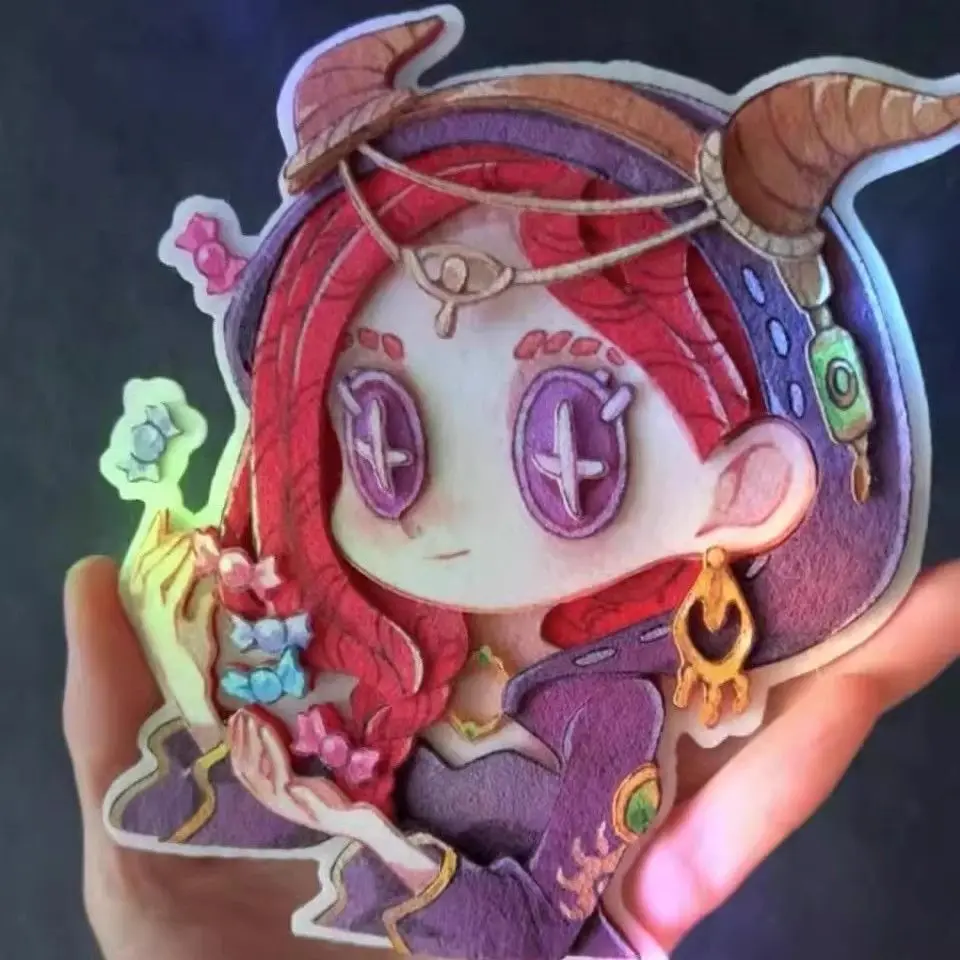 Подвеска из периферийного нетканого материала «Identity V» «Прост», декоративный брелок для сумки с высоким уровнем внешнего вида