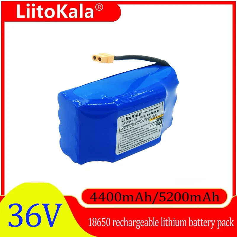 

Original Liitokala 36V 4400mAh/5200mAh lithium battery, suitable for electric self balancing scooters/air cushion unicycles