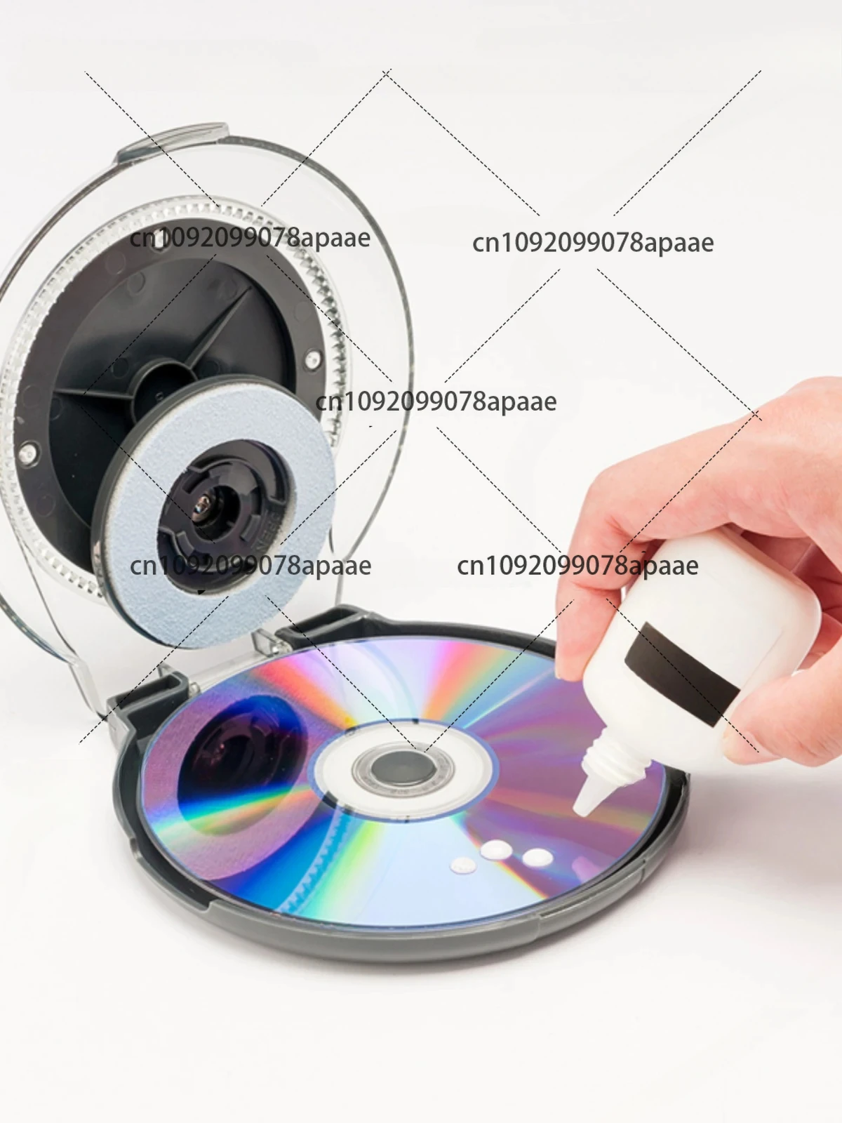 CD Repair Machine CD Disc Scratch Repair Device DVD Data Recovery Set Cleaning Fluid Paste Tool Cleaner