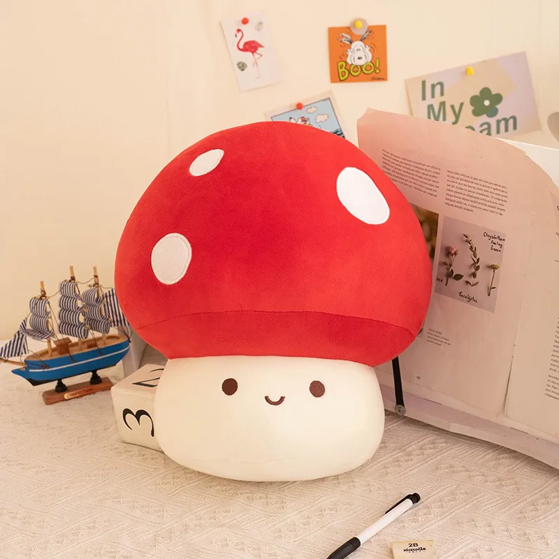 

23 см/30 см Kawaii Мультфильм Макарон цветной гриб плюшевая игрушка растение плюшевые Грибы куклы милая игрушка подушка для детей для девочек Подарки