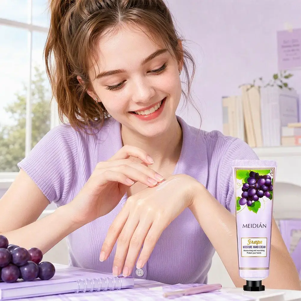 Nourishing Hand Cream Collection Silky Smooth Non Oily Moisturizing Formula for Dry Chapped Hands with Lasting Fruity Scent