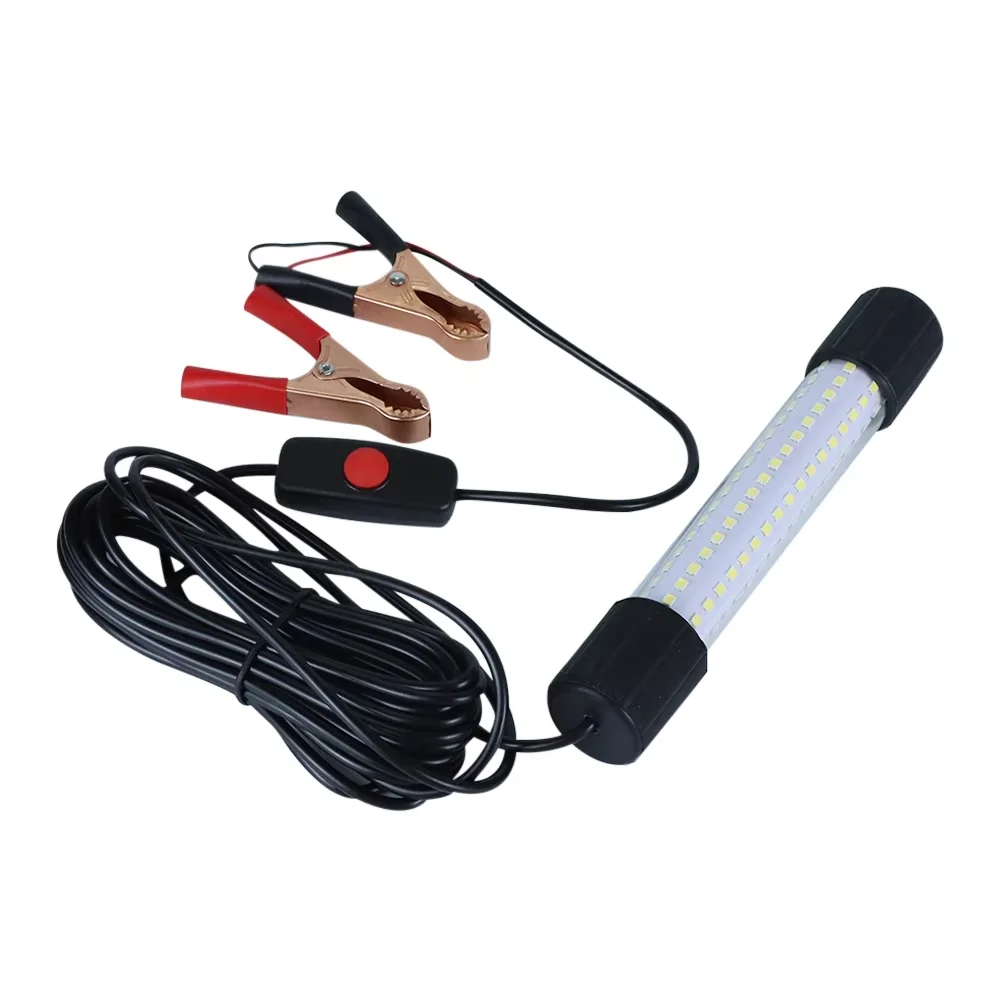 20 واط 12 فولت-24 فولت LED أضواء الصيد مقاوم للماء تحت الماء مصباح الصيد غاطسة قارب ليلة Lishing مصابيح جذب الحبار الكريل ضوء تسليم سريع 4-6 يوم الوصول #6