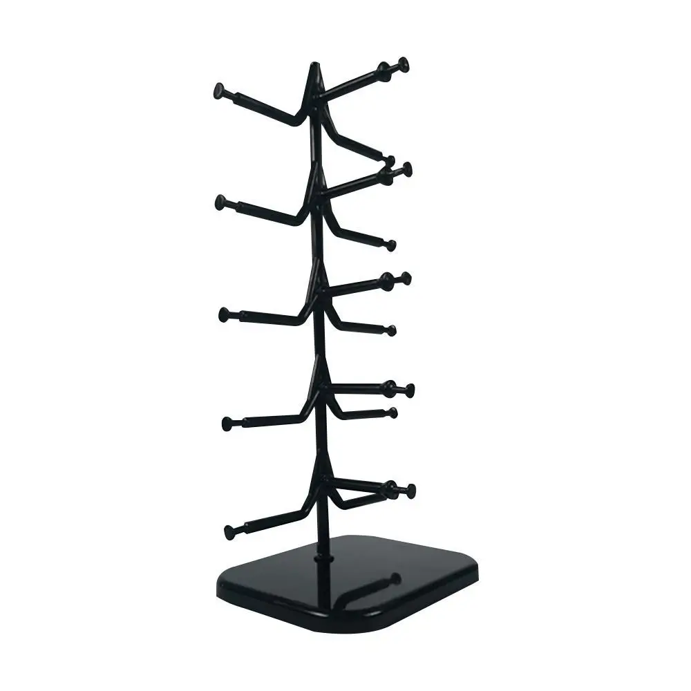 NEW Displaying Showcase Space Saving Sunglass Holder Rack Glasses Frame Tray Eyeglasses Organizer Shelf Wood Display Stand