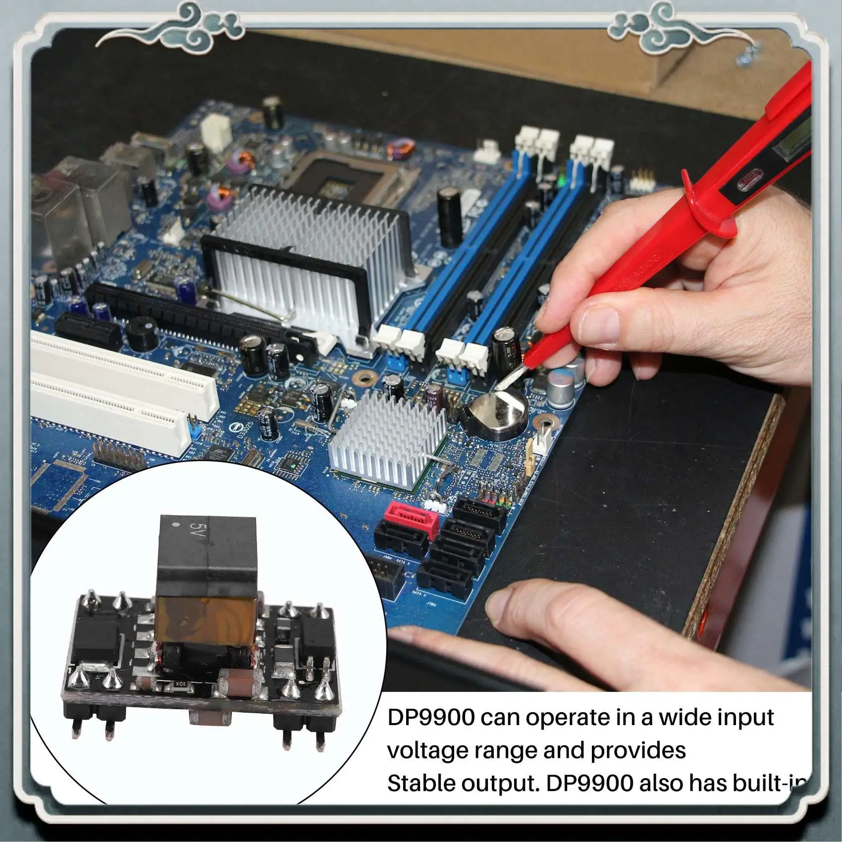 

ABIJ-SDAPO POE Module DP9900 Pin To Pin AG9900 12V1A 5V1.8A POE Module