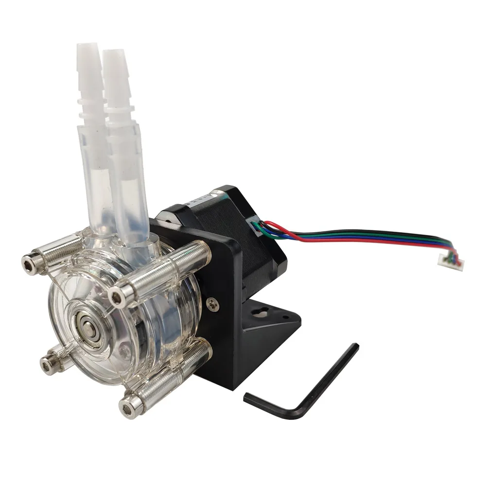 Quick-loading Large-flow Anti-corrosion Peristaltic Pump Strong Suction Pump Stepping Motor Right Angle