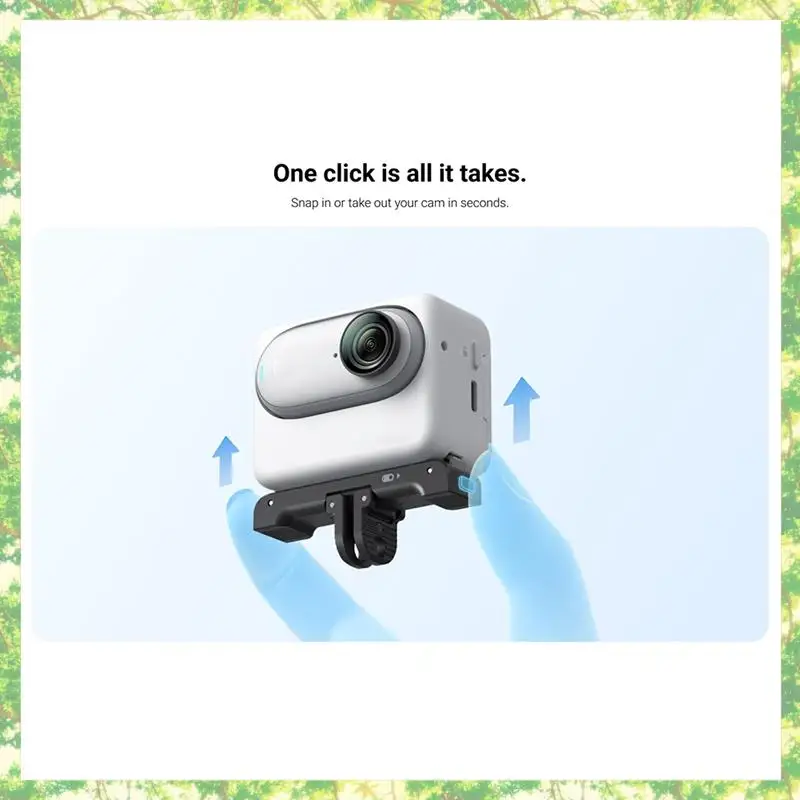 Smart-Para Insta360 GO 3 Acessórios de câmera de ação de montagem de liberação rápida para Insta 360 GO3