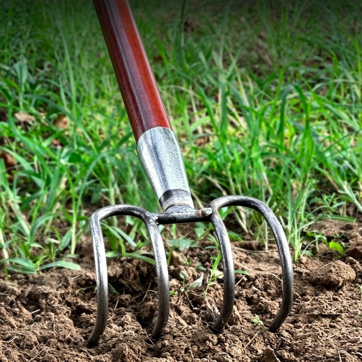 Steel Gravel Rake Plowing Land Reclamation Site for the Garden Rabata Lawn Rakes Harrow Agriculture Dethatcher Tines