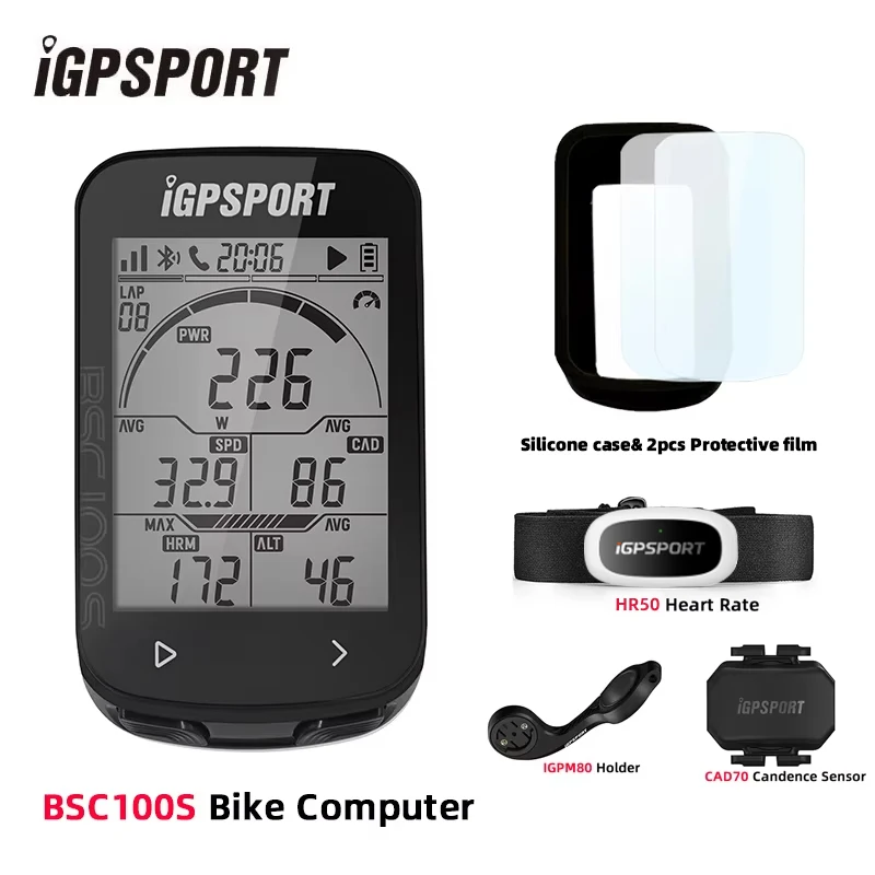 

IGPSPORT GPS велосипедный компьютер BCS100S велосипедный беспроводной спидометр велосипедный цифровой секундомер велосипедный одометр велосипедный компьютер