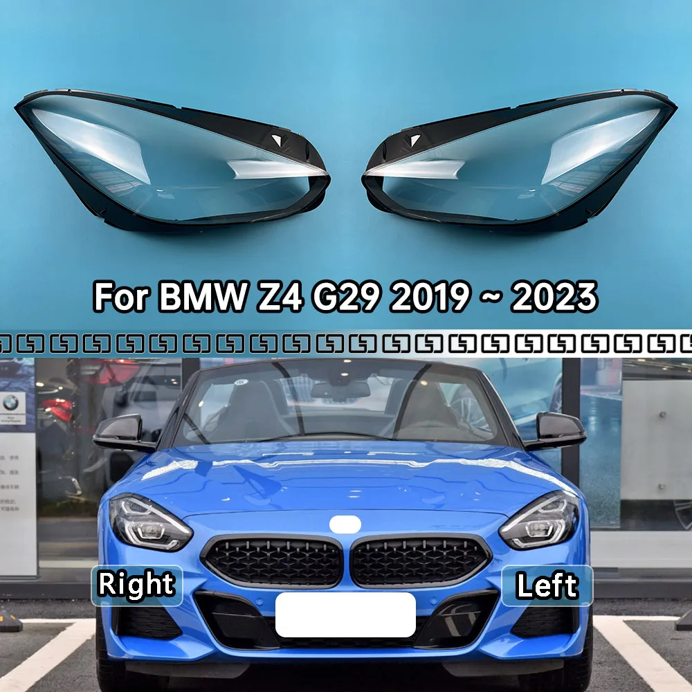 

For BMW Z4 G29 2019 2020 2021 2022 2023 Headlamp Cover Headlight Shell Lens Plexiglass Replace Original Lampshade