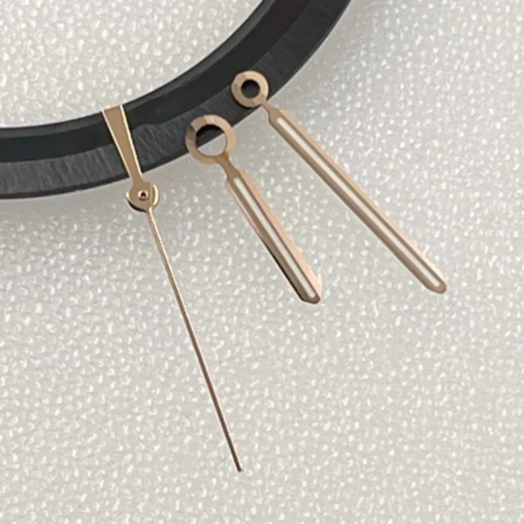 NH35 Watch Dial and Watch Hands 28.5mm Geometric Shapes Texture Dial Green Luminous Watches Diy Accessories