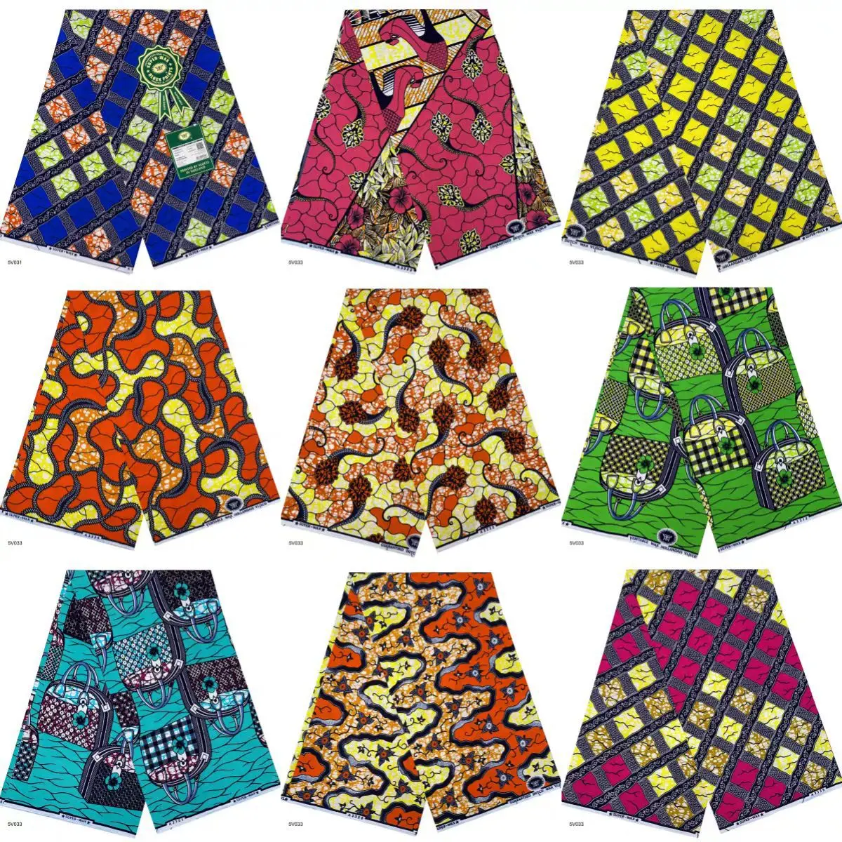 

New Dutch Super Guaranteed Super Real Wax Print Fabric Hollandais Pagne Africa Dress 100% Cotton Waxs Pagne Tissu High Quality
