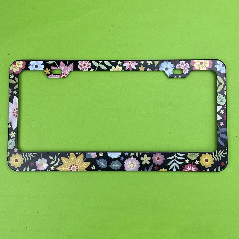 Aluminum alloy North American American standard car license plate frame license plate frame license plate frame.