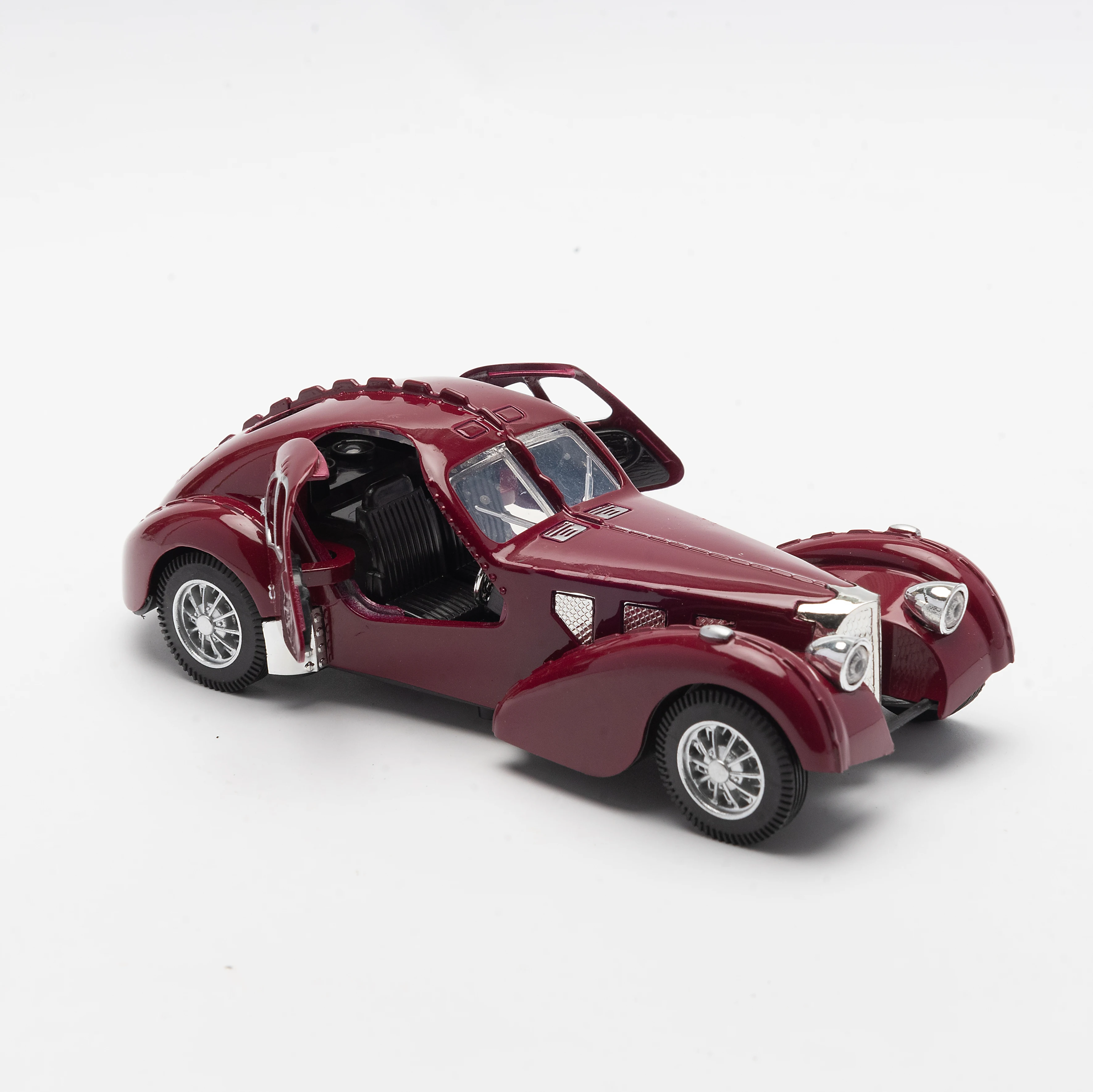 1:28 legierung Typ 57SC Vintage Sport Auto Modell Klassische Pull Zurück Auto Miniatur Fahrzeug Replik Für Sammlung Geschenk für Kinder