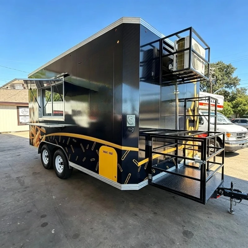 Food Snacks Catering - Voll ausgestatteter Food-Trailer, Imbisswagen mit kompletter