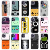 JS-25 Game Boy Pocket Soft Case For OPPO Reno 8 8T A17K A77S A78 Find X5 F7 F9 F11 A5 A12E A52 A72 A92 A53S Pro