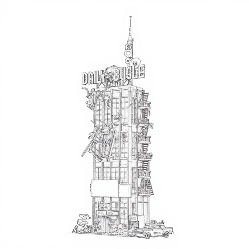 

2025 New Daily Horn Building Blocks DLY Assembly Technology Building Blocks Series Toys Children Adult Christmas Gifts