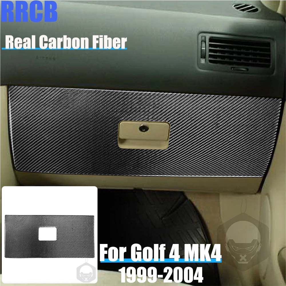 

Настоящие автомобильные аксессуары из углеродного волокна, мягкая наклейка для хранения перчаток для Volkswagen Golf 4 MK4/GTI/R 1999 2000 2001 2002 2003 2004