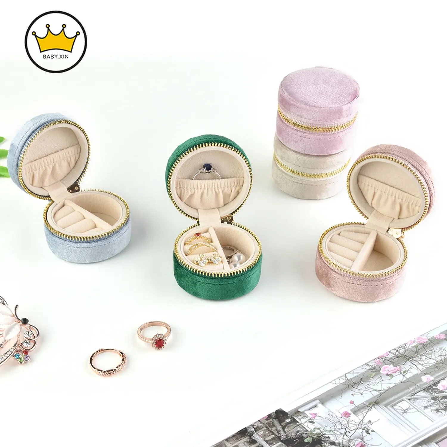 

Мини-шкатулка для ювелирных изделий, ожерелье, серьги, кольца, органайзеры для хранения Joyeros Organizador De Joyas