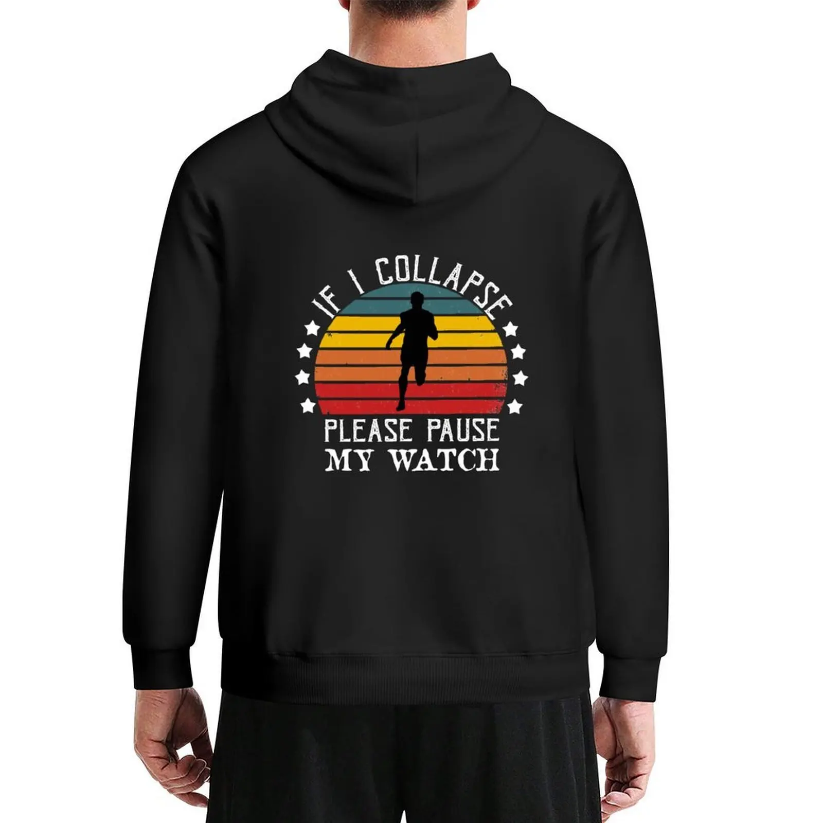 

If I Collapse Please Pause My Watch Hoodie mens clothing mens clothes men wear aesthetic clothing hoodie men