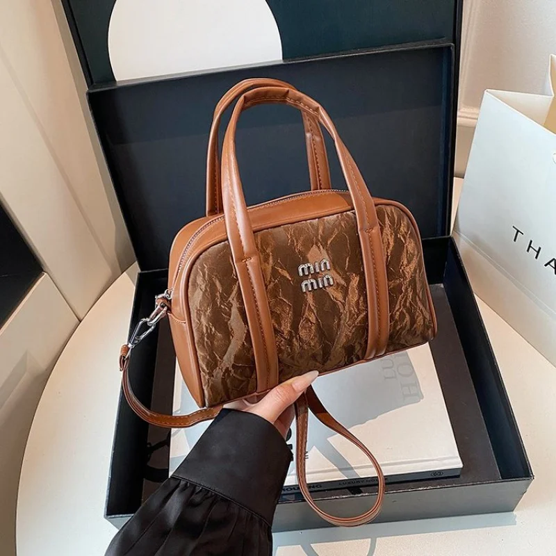 

Модная женская сумка через плечо, изготовленная из кожи с принтом Riverside, с классическим парижским элитным легким повседневным видом ​