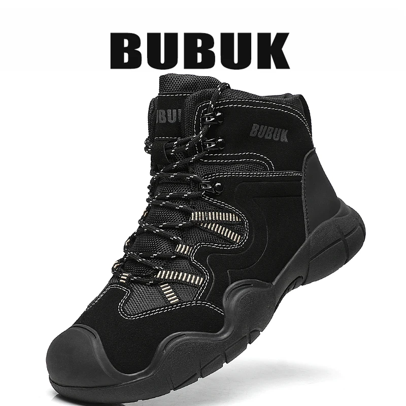 

Мужские повседневные кроссовки Bubuk, удобные кроссовки для всех сезонов, мужские кроссовки на шнуровке, нескользящие и износостойкие походные ботинки, треккинговые ботинки, дышащий верх, подходят для повседневной носки, путешествий на природе, походов, п