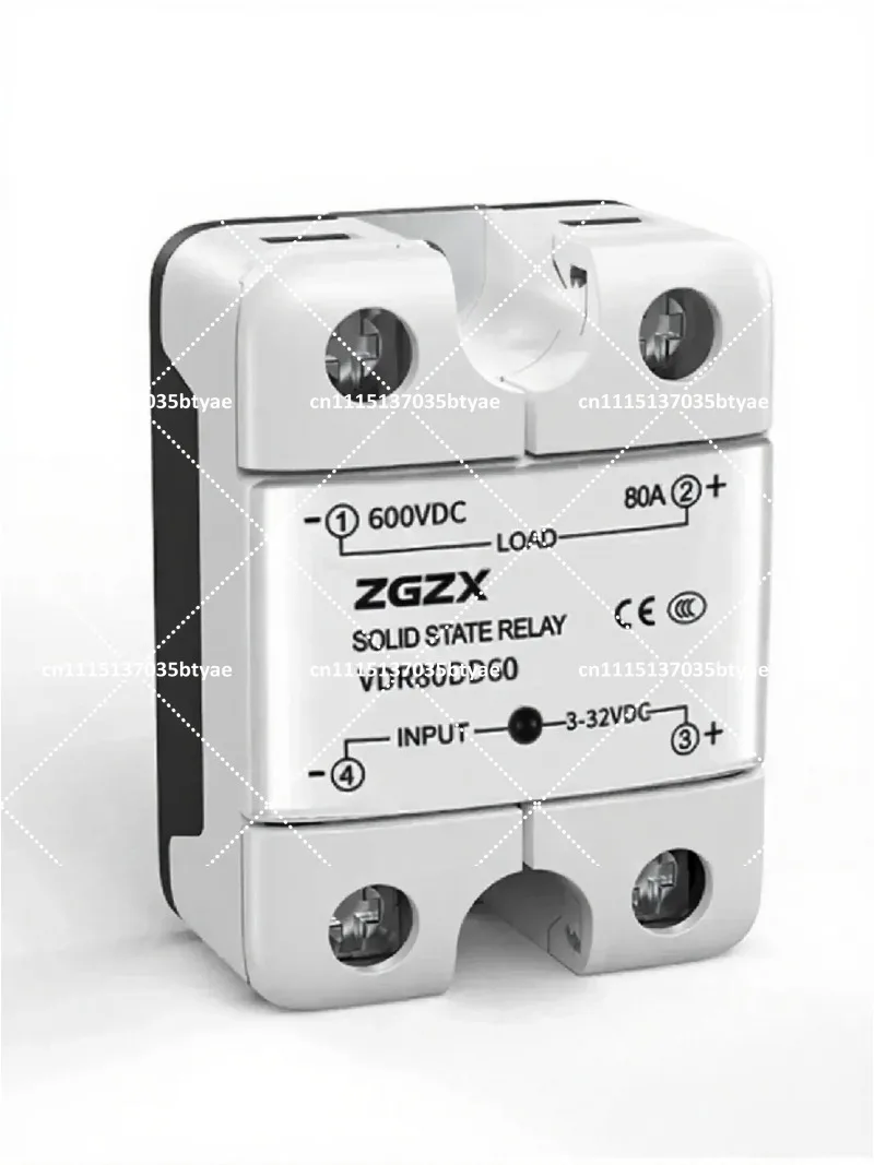 600V DC Solid State Relay 40A 60A 80A Control 3V-32V DC Industrial Switching Module