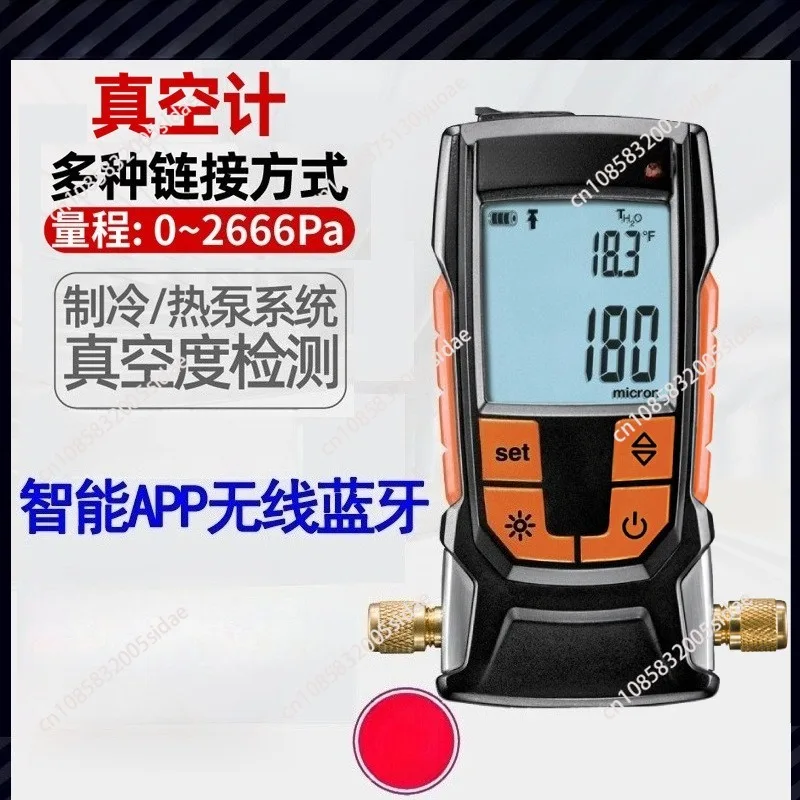 Digital Vacuum Gauge 552i Smartphone App Controlled Wireless Air Conditioning Refrigeration Systems Vacuum Probe 552