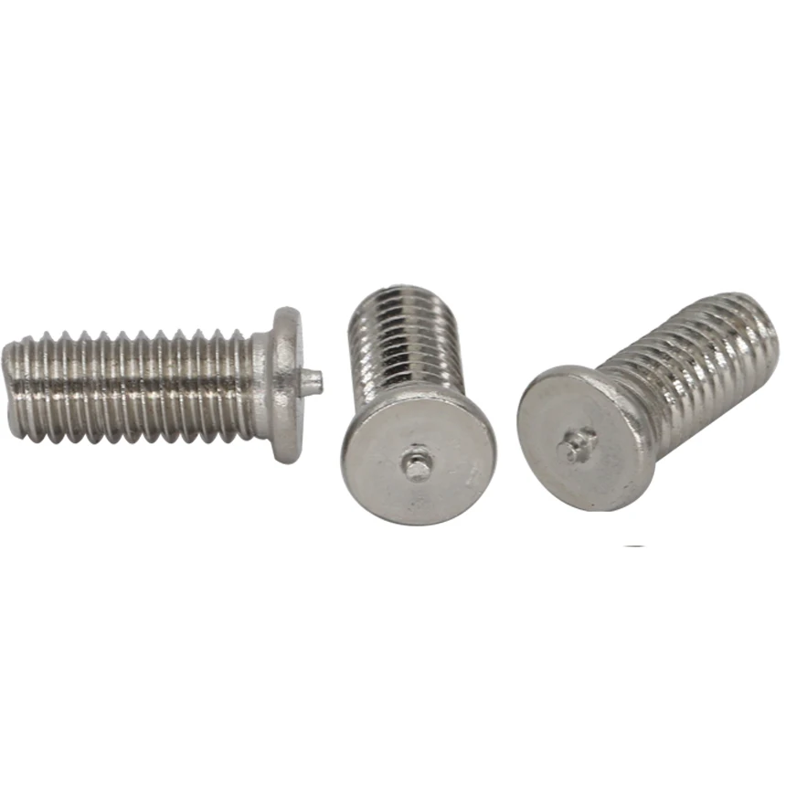 

M3 M4 M5 M6 M8 OD 6mm 8mm 10mm 12mm 14mm 16mm 18mm to 50mm 304 Stainless Steel Bolt DIN32501 Threaded Spot Welding Stud Screw