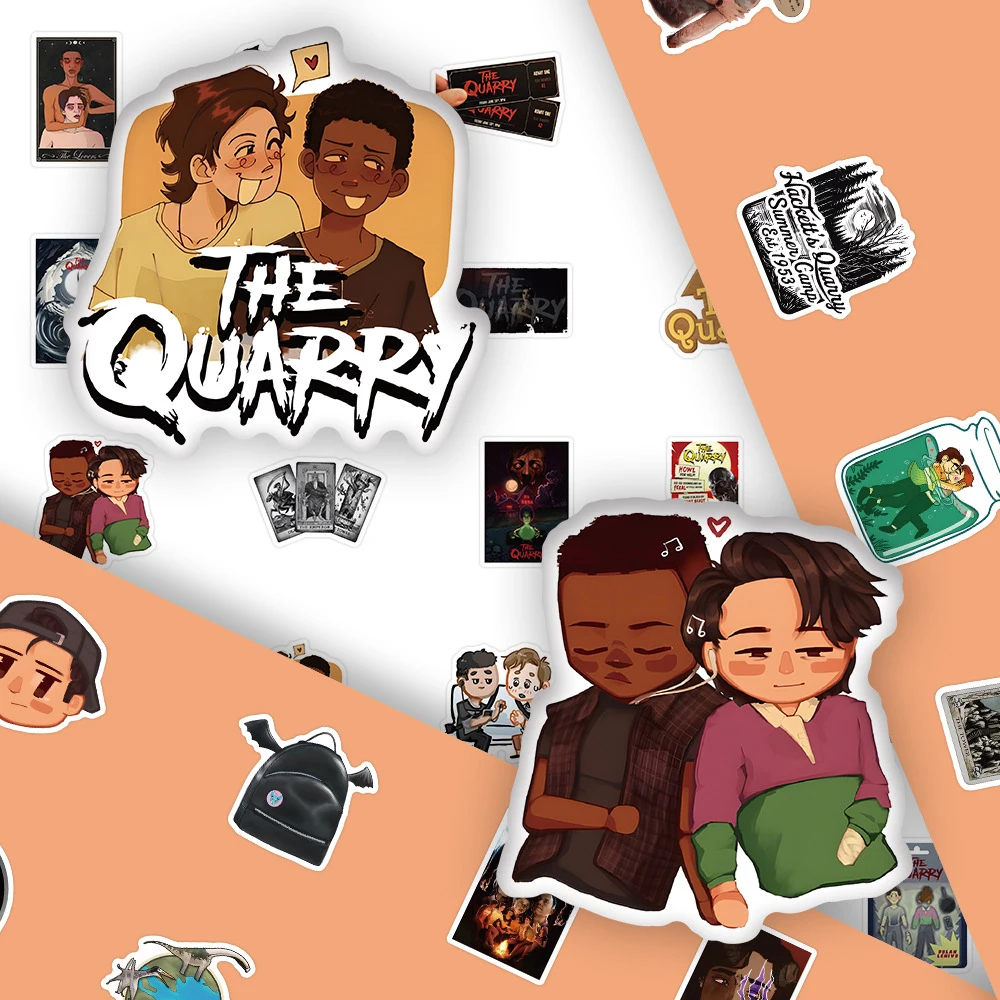 

10/30/50pcs The Quarry Cartoon Stickers Horror Game Graffiti Decals DIY Skateboard Phone Helmet Cool Waterproof Sticker Packing