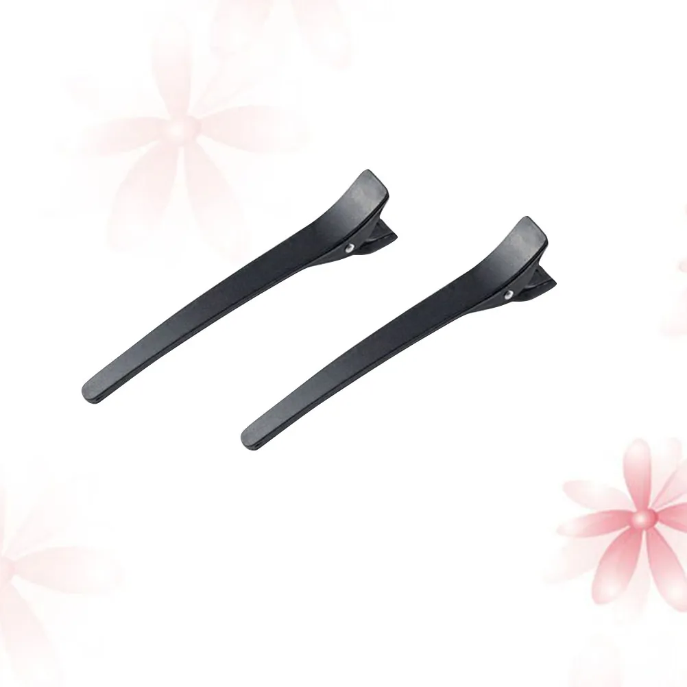 

12Pcs Duckbill Hair Clips Frosted Black Strong Grip Non-Slip Hair Barrettes for Women Elegant Simple Design Party Wedding