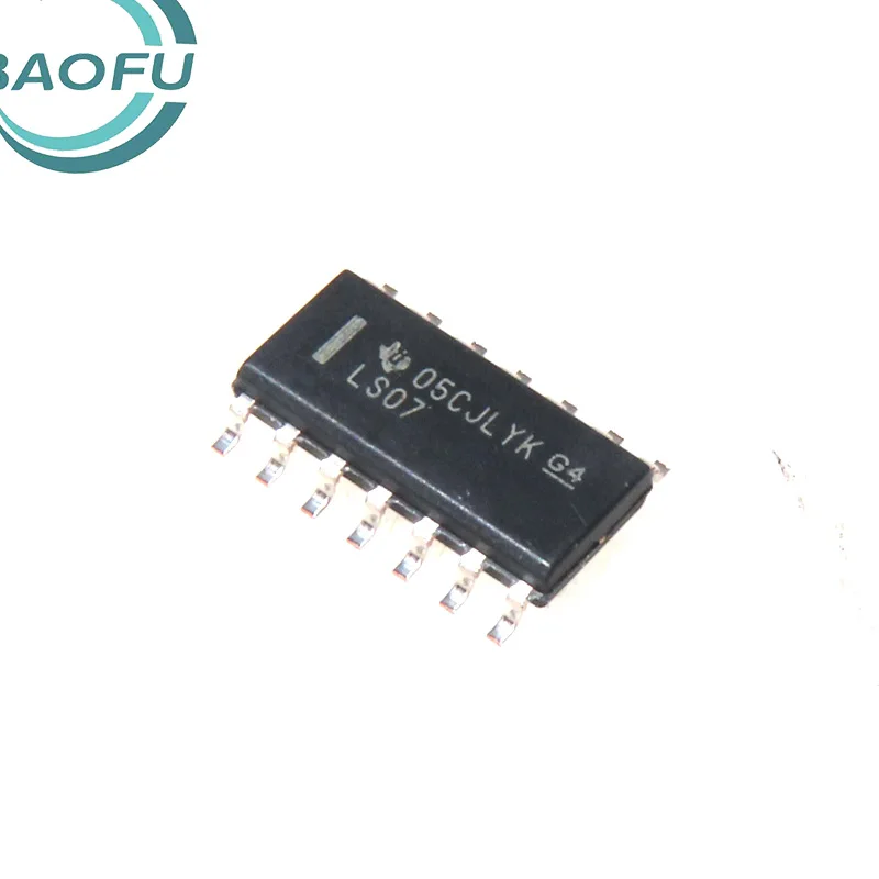 5pcs Newly imported original SN74LS07DR SOIC14 collector open circuit high voltage output hexadecimal buffer