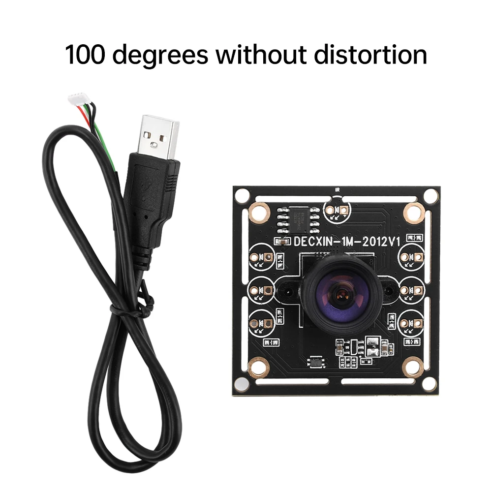 

65 / 100 Degrees OV9732 Camera Module 1 Million 1280x720 720P High-Definition Camera Driver Free With USB Adapter Cable