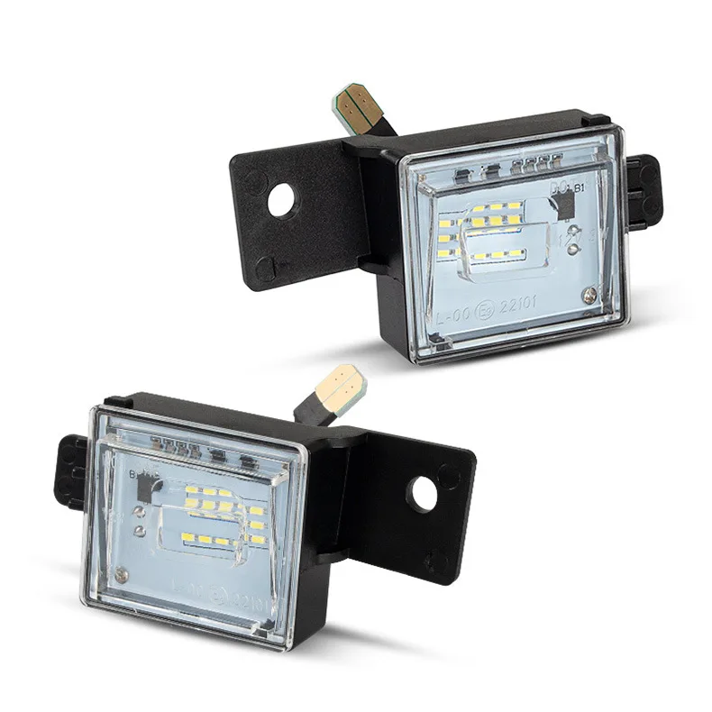 

2x Car Rear License Number Plate Light LED Lamp with Canbus Decoders For Chevrolet Silverado GMC Sierra 2014-2018
