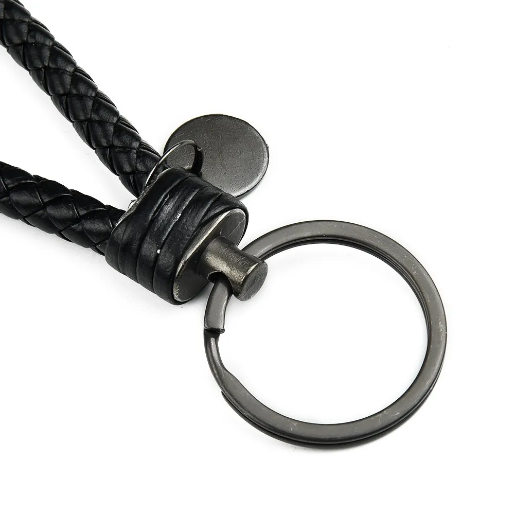 Car Key Ring 1 X Black / Red Keychain Strap Accessories Braided Synthetic Leather Key Chain Leather New Practical