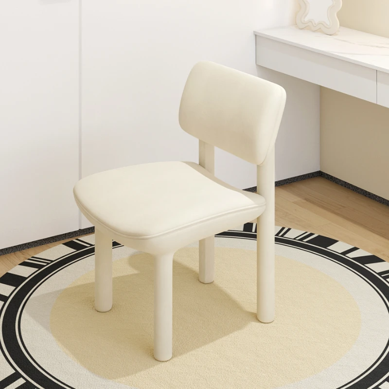 Green Vanity Makeup Stool Modern Simple White Artist Lazy Makeup Stool Chaise Lounge Tabouret Chambre Living Room Furniture