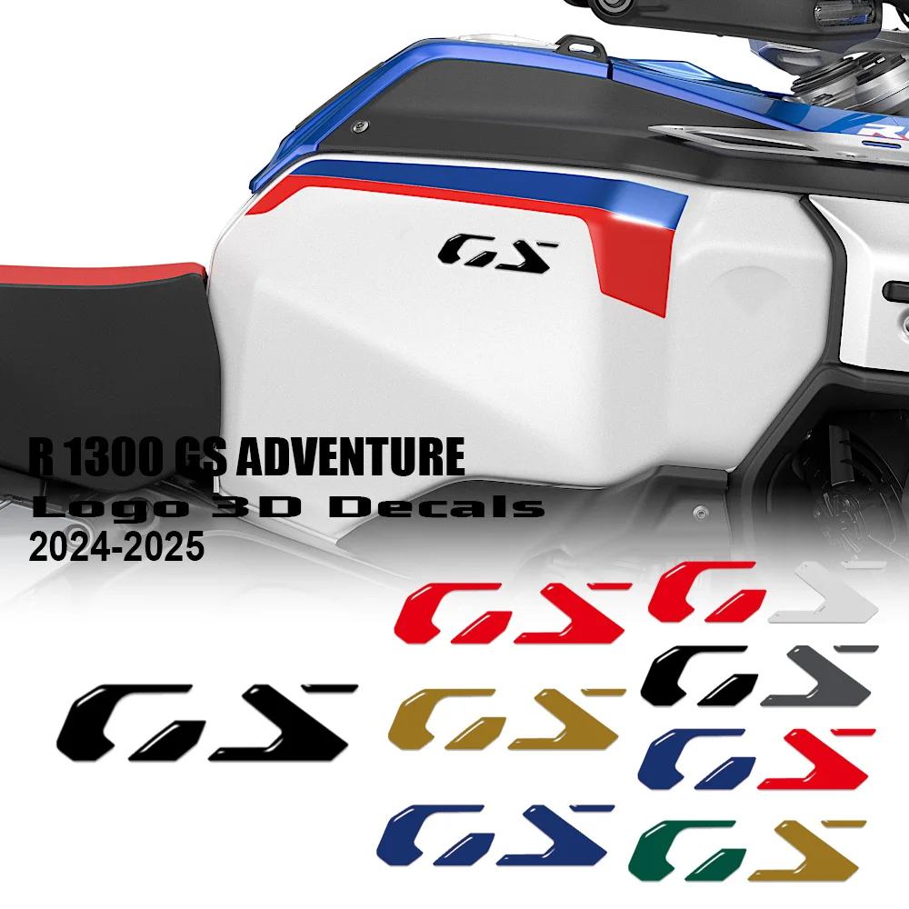 For R1300GS R 1300 GS Adventure 2024 2025 3D Resin Gel Emblem sticker Motorcycle Accessories Fender Oil Fuel Tank Logo Decal