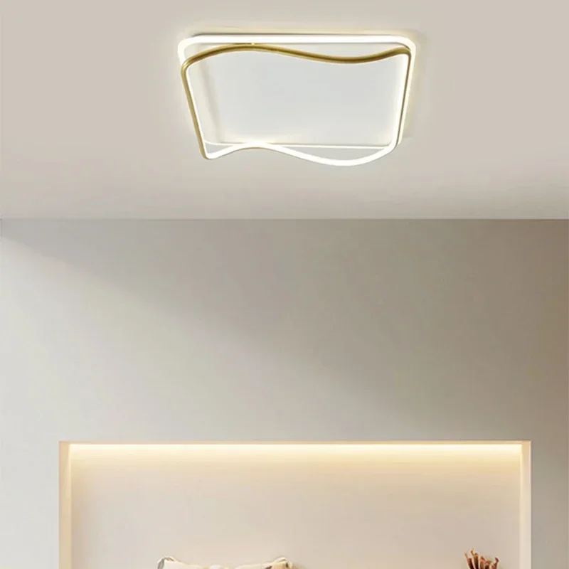 Plafonnier LED au Design Moderne, Luminaire Décoratif de Plafond, Idéal pour un Salon, une Salle à Manger, une Chambre d'Enfant ou un Couloir