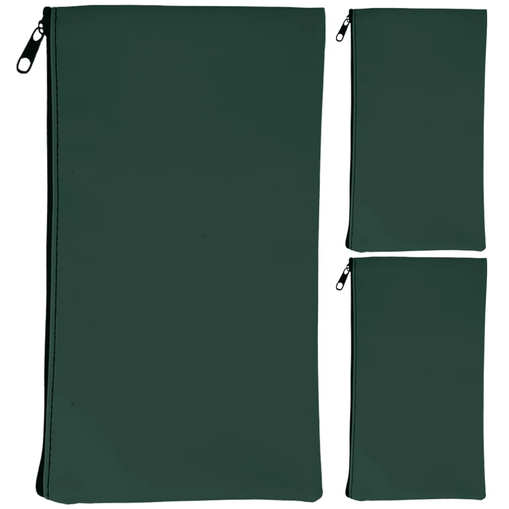 3 Pcs Bill Bag Coin Bags Organizer Wallet Saving Envelopes Pouches