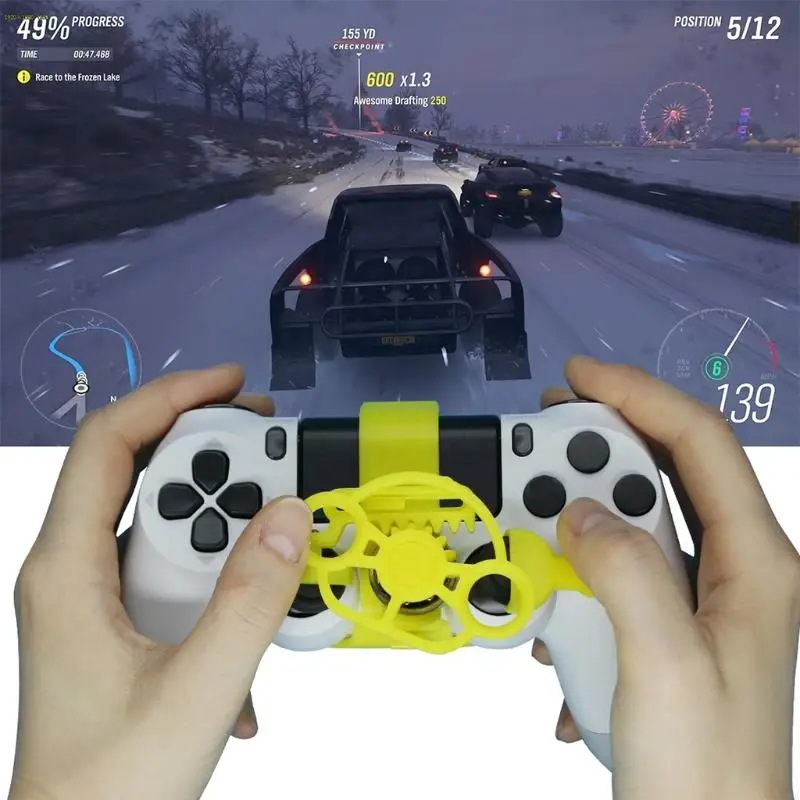 Mobile Game Pad Mini Steering Wheel Game Joystick Games Auxiliary Controller Game Simulation Simulator Gamepad For Accessories