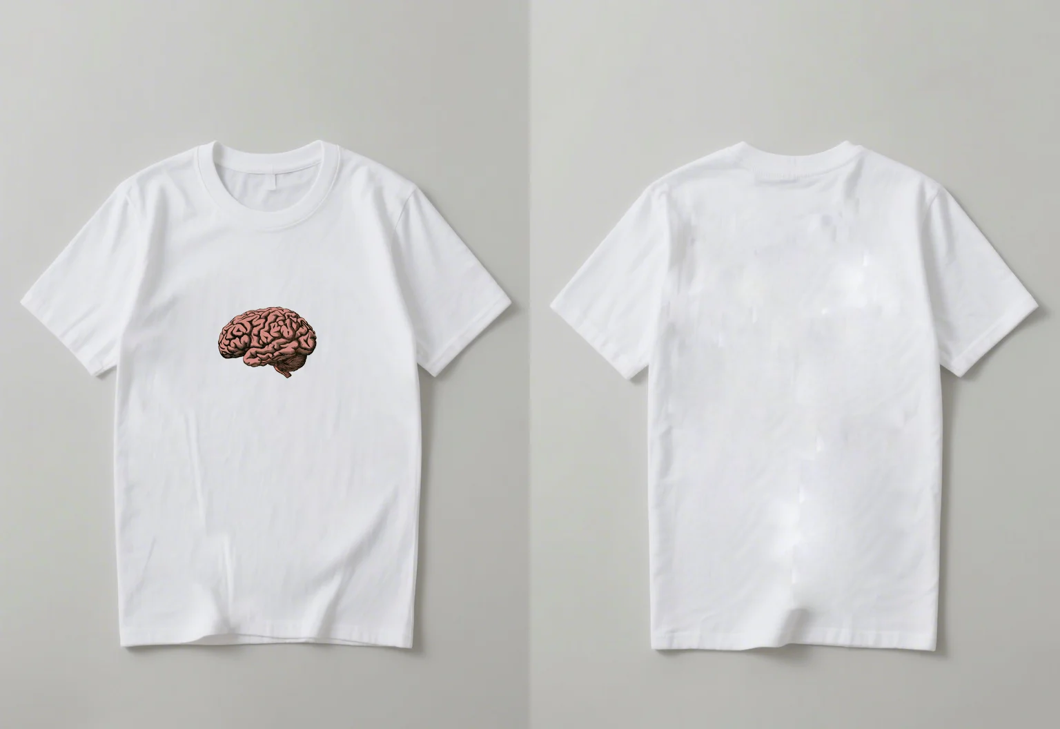 

The latest casual fashion short-sleeved shirts with brain prints in 2025 suitable for both men and women