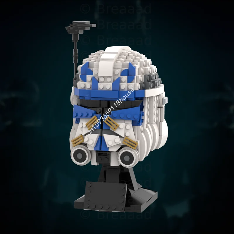 662 stücke MOC Captain Rex Phase 2 Helm Stern Modell Bausteine Bau Montieren Ziegel Kinder Weihnachten Geschenke Spielzeug Geburtstag