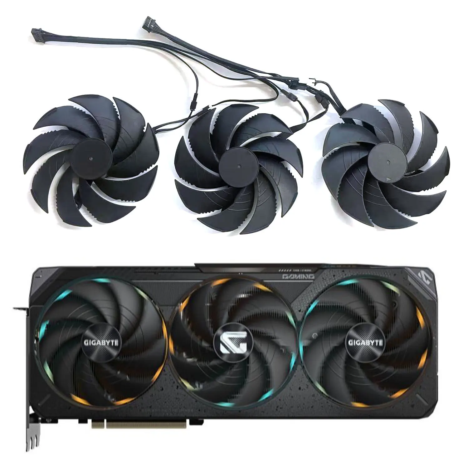 New 105MM PLD10020S12HH DC 12V 0.65A RTX 5070 TI GPU Fan Suitable for Gigabyte GeForce RTX 5070 Ti Gaming OC 16G Magic Eagle