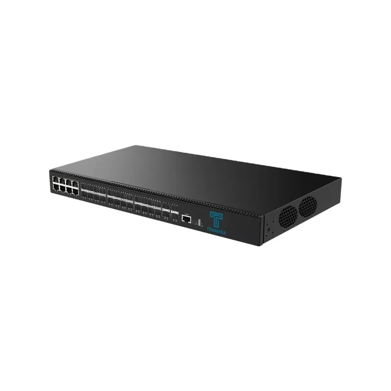 CE EAC Certified 4x 10G SFP+ 8x Gigabit Combo 16x SFP Layer3 Managed Rack-Mount Ethernet Switch 16K Mac Address Enterprises