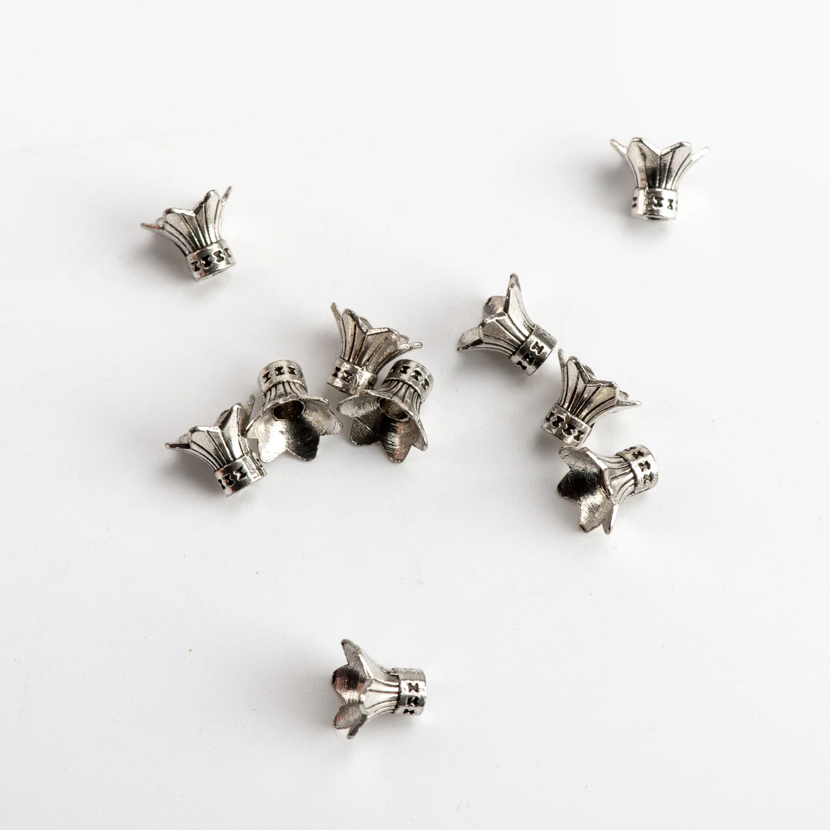 Beads Cap Connector Wholesale Jewelry Lots DIY Jewelry Making Findings Handicraft Accessories For Jewelries Needlework #JZ403