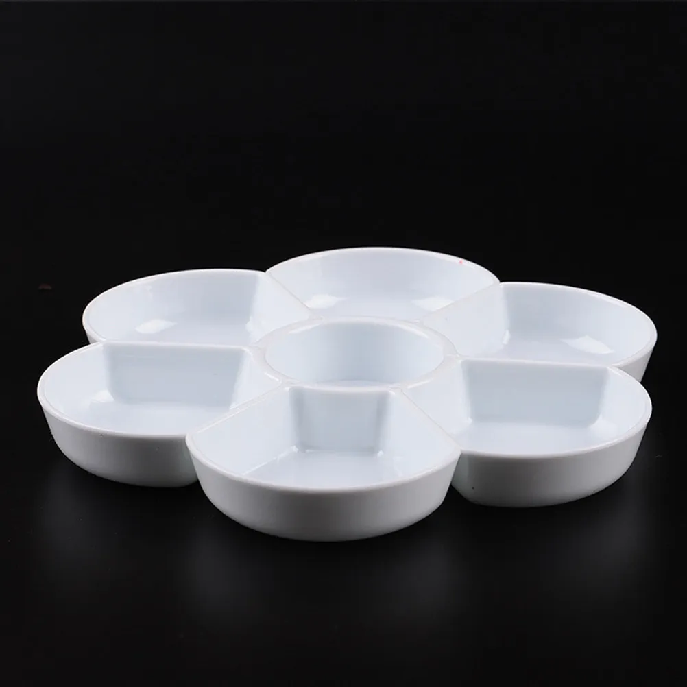 3Pcs Premium Plastic Paint Palettes for Watercolor Acrylic DIY Art Craft Portable Lightweight Washable Palette Set Artists
