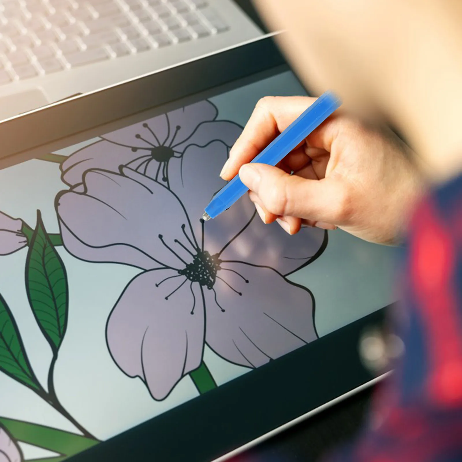 

6pcs Magnetic Drawing Pen Replacement Stylus for Whiteboard Kids Writing Board Pens Doodling Toy Magnet Painting Pen