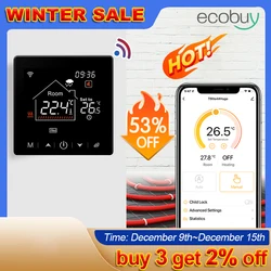 Tuya Smart Home Wifi Heating Thermostat Floor Heating Water Gas Boiler Temperature Thermoregulator Google Home Alexa Alice