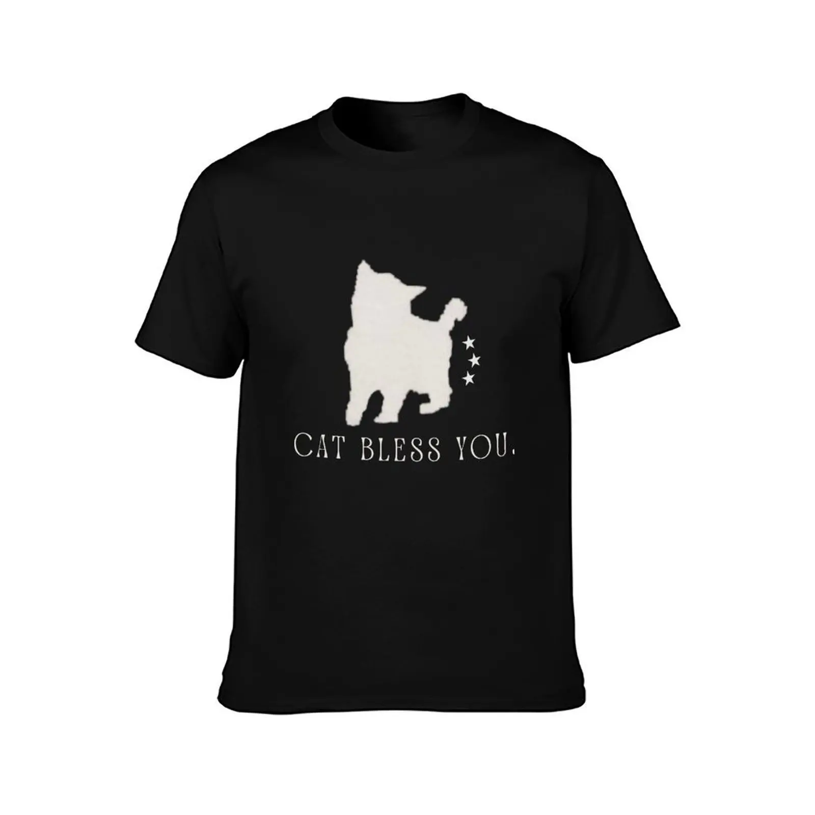 Cat Bless You Dupe T-Shirt t shirts for man pack cotton T-Shirt